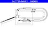 ATE 24.3727-0485.2 Cable, parking brake